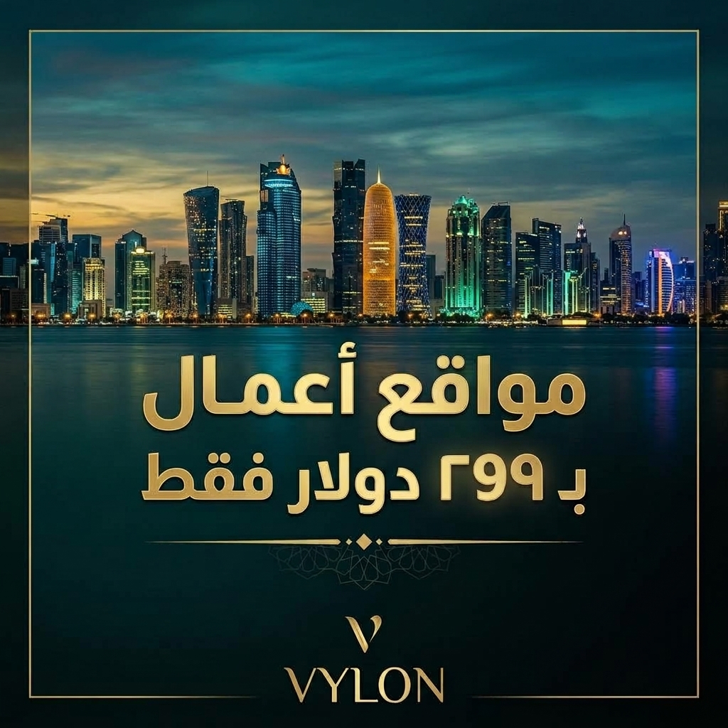 مواقع أعمال بـ 299 دولار فقط - الدوحة