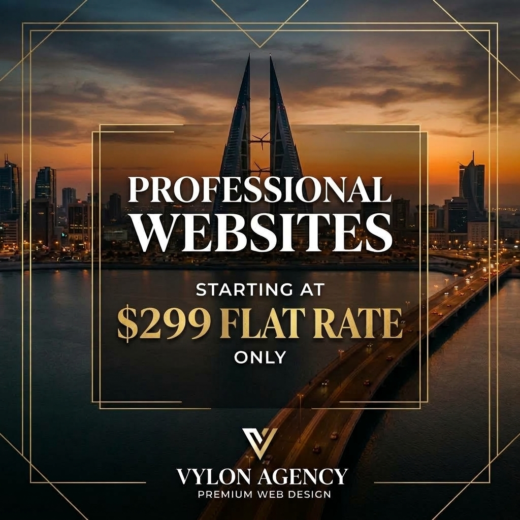 Business websites for $299 - Bahrain skyline post