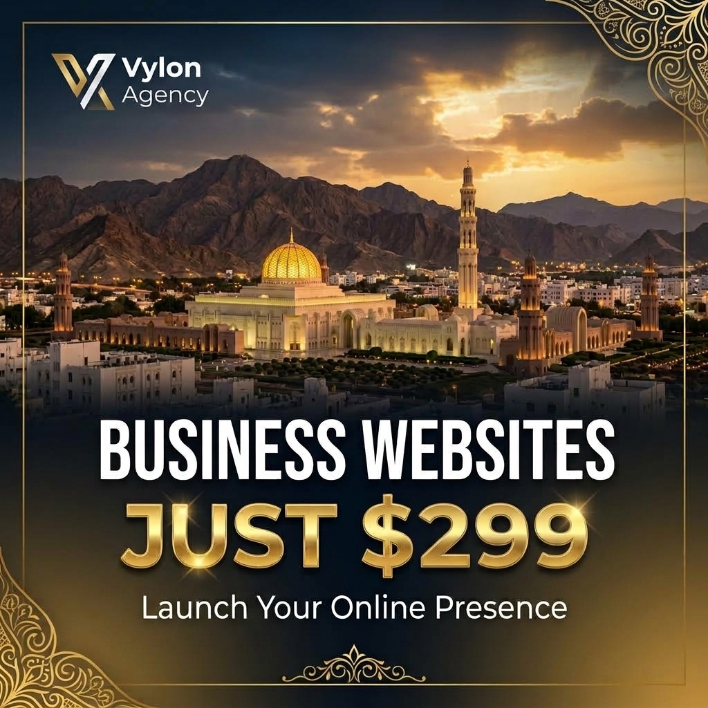 Business websites for $299 - Muscat skyline post