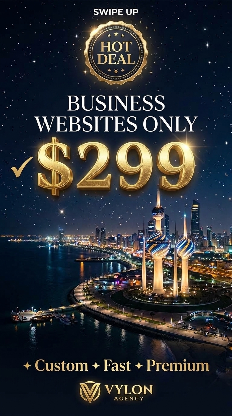 Instagram story - Kuwait - Business websites $299